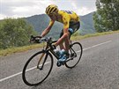 Britsk cyklista Chris Froome ve 12. etap Tour de France.