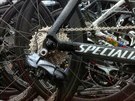 Pehazovaka Shimano Ultegra na kole nmeckho cyklisty Tony Martina ze stje...