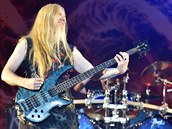 Marco Hietala z kapely Nightwish na Masters of Rock ve Vizovicch.
