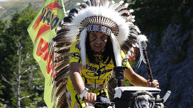 Fanouek panla Valverdeho m do hor podpoit svho favorita na Tour de France.