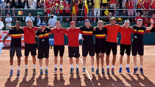 Belgie slav, jej tenisov vbr porazil Kanadu a postoupil do semifinle Davisova pohru.