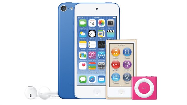 Cel rodina pehrva iPod je dostupn v novch barvch.