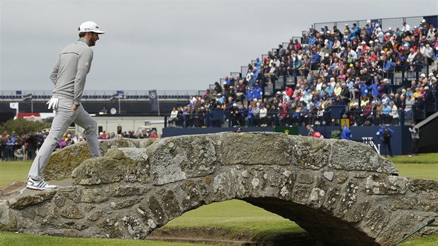 Dustin Johnson na The Open na slavnm hiti v St. Andrews.