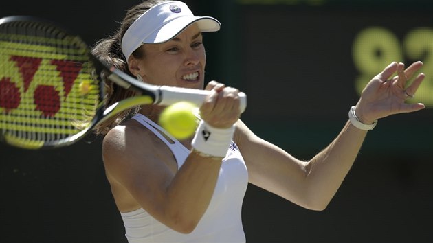 Martina Hingisová v semifinále wimbledonské tyhry