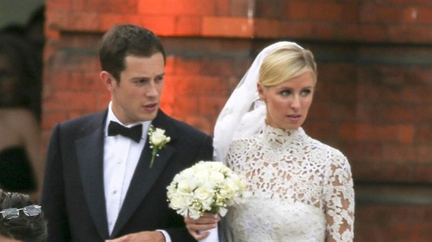 James Rothschild a Nicky Hiltonov se vzali v Londn 10. ervence 2015.