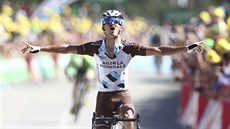 Roman Kreuziger (vlevo) odvedl i v osmé etap Tour de France plno práce pro týmového lídra Alberta Contadora.