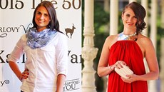 Olga před proměnou a po ní Olga před proměnou a po ní
