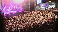 Koncert kapely Arakain a Lucie Bílé na Vysoina Festu v Jihlav.