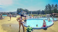 Aquapark v Ústí nad Orlicí.