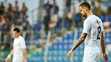 Boleslavský útočník Lukáš Magera po porážce ve 2. předkole Evropské ligy Boleslavský útočník Lukáš Magera po porážce ve 2. předkole Evropské ligy