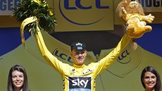 Chris Froome se na Tour de France vrátil do lutého dresu