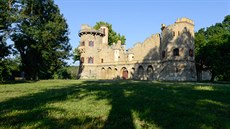 Janv hrad - postavená zícenina u beh Dyje
