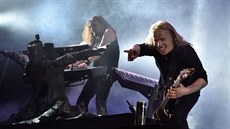 Tuomas Holopainen a Emppu Vuorinen z kapely Nightwish (Masters of Rock 2015)