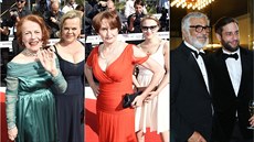 Iva Janžurová s dcerou Sabinou, Eva Holubová s dcerou Karolínou a Jiří Bartoška... Iva Janžurová s dcerou Sabinou, Eva Holubová s dcerou Karolínou a Jiří Bartoška...