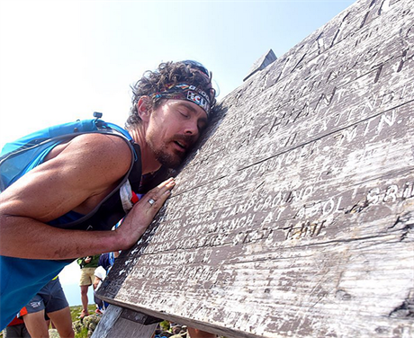 Scott Jurek na konci svho 3500 km dlouhho Appalaskho trailu.