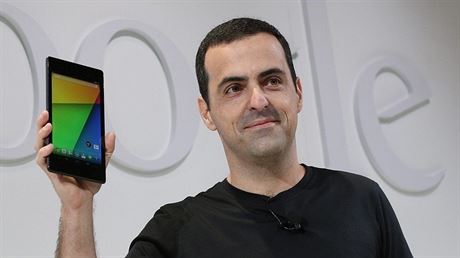 Hugo Barra na tiskové konferenci z doby, kdy jet pracoval pro Google