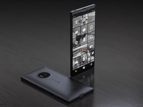 Takto by mohla vypadat chystaná piková Lumia 950 oima nezávislého designera.