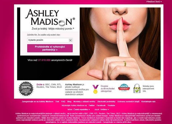 Seznamka pro nevrníky Ashley Madison byla napadena.