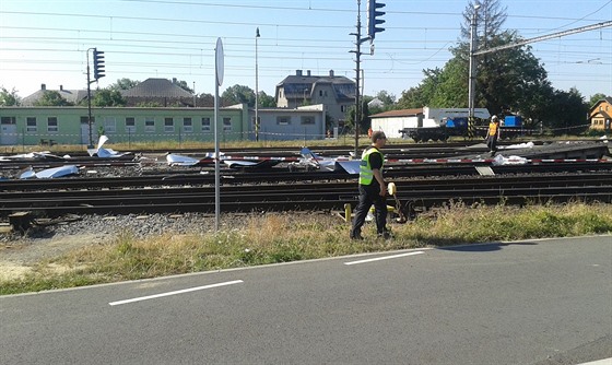 Ve Studénce na Novojiínsku se srazilo pendolino s nákladním autem. Pi nehod...