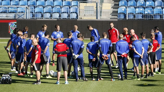 PORADA. Fotbalist Mlad Boleslavi trnuj na uml trv norskho tmu Strmsgodset.