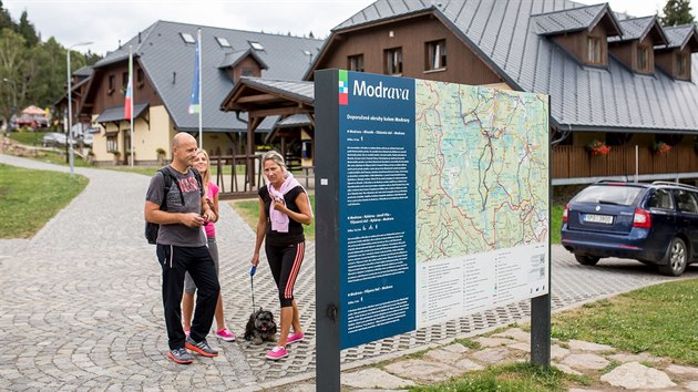 Turisty pilkal na umavu i krimiseril Policie Modrava.