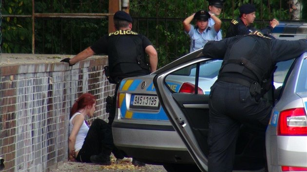 idi pod vlivem drog ujdl policistm nkolik destek kilometr, zastavil ho a varovn vstel v Bchovicch (28.7.2015)