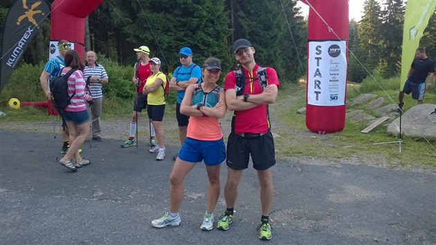 Na startu Jizerskho Ultratrailu 2015