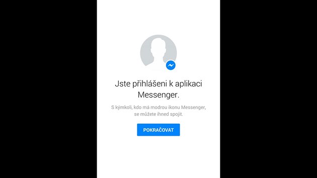 Facebook Messenger nov dovoluje registraci i jen pomoc telefonnho sla