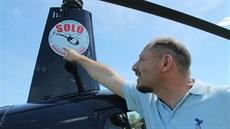 Ruský pilot Sergej Ananov na archivním snímku Ruský pilot Sergej Ananov na archivním snímku