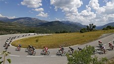 Momentka ze 17. etapy Tour de France