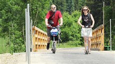 Nová cyklostezka u Slavonic Nová cyklostezka u Slavonic