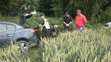 Středočeští celníci dopadli v poli pašeráka drog. Středočeští celníci dopadli v poli pašeráka drog.
