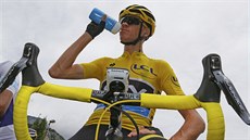Chris Froome ped startem 20. etapy Tour de France.