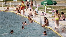 Koupaliště Riviéra v Brně. Koupaliště Riviéra v Brně.