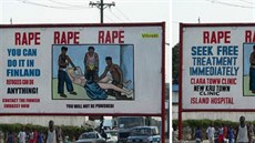 Billboard upravený ve Photoshopu údajn láká Afriany, aby se pesthovali do...