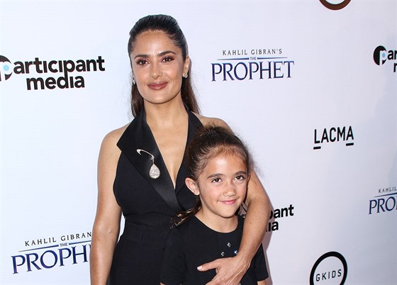 Salma Hayeková a její dcera Valentina Paloma Pinaultová (Los Angeles, 29....