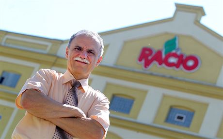 Oldich Darmovzal, jeden z majitel firmy Racio  (7. srpna 2015).