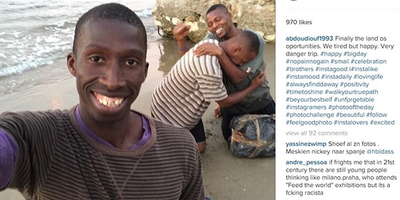Uprchlík z Instagramu byl propagací výstavy. Xenofobním urákám neutekl