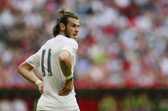 Útoník Gareth Bale z Realu Madrid byl na Audi Cupu jednou z hlavních hvzd.