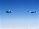 Rusk sthac bombardry Suchoj Su-34 nad Baltem 24. ervence 2015