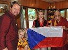 Martin Bursík a Kateina Jacques u dalajlámy