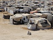 Uprchlick tbor Zatr v Jordnsku (29. ervence 2015)