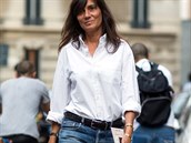 Emmanuelle Altov, fredaktorka francouzsk Vogue, na cest na pehldku v...