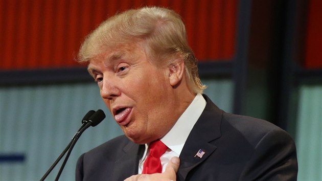 Donald Trump na debat republiknskch kandidt na prezidenta (6. srpna 2015)