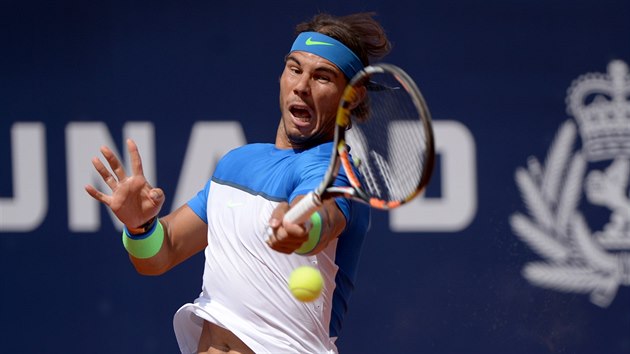 panlsk tenista Rafael Nadal hraje finle turnaje v Hamburku.