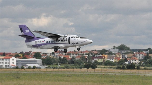 Letoun L 410 NG Aircraft Industries poprv ve vzduchu.