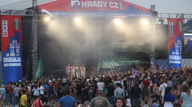 Hudebn festival esk hrady.cz ve vihov u Klatov. (1. 8. 2015)