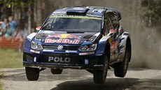 Jari-Matti Latvala na trati Finské rallye. Jari-Matti Latvala na trati Finské rallye.