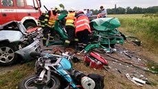 Tragická nehoda u Židlochovic 2. srpna 2015. Tragická nehoda u Židlochovic 2. srpna 2015.