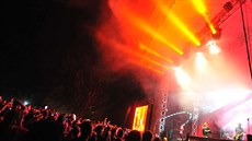 Koncert kapely Kosheen na Sázavafestu ve Svtlé nad Sázavou. (1.8.2015)
